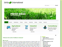 Tablet Screenshot of ishitainternational.com